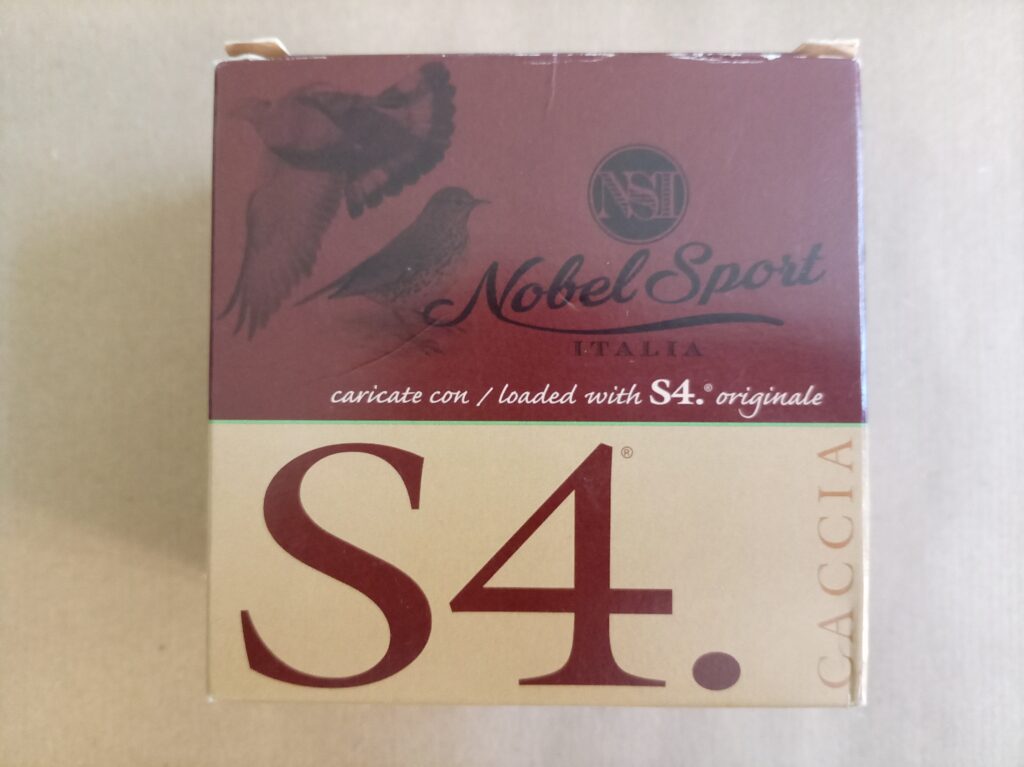NOBEL SPORT ITALIA MUNIZIONI DA CACCIA CAL. 12 S4.