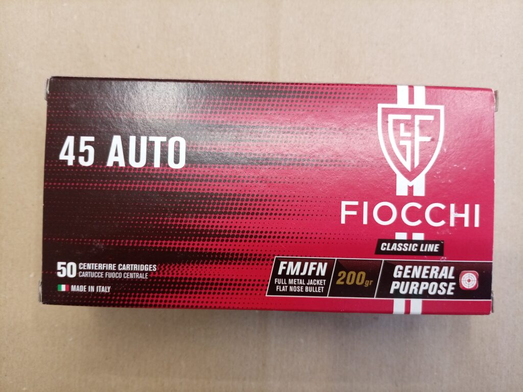 FIOCCHI MUNIZIONI PER PISTOLA.