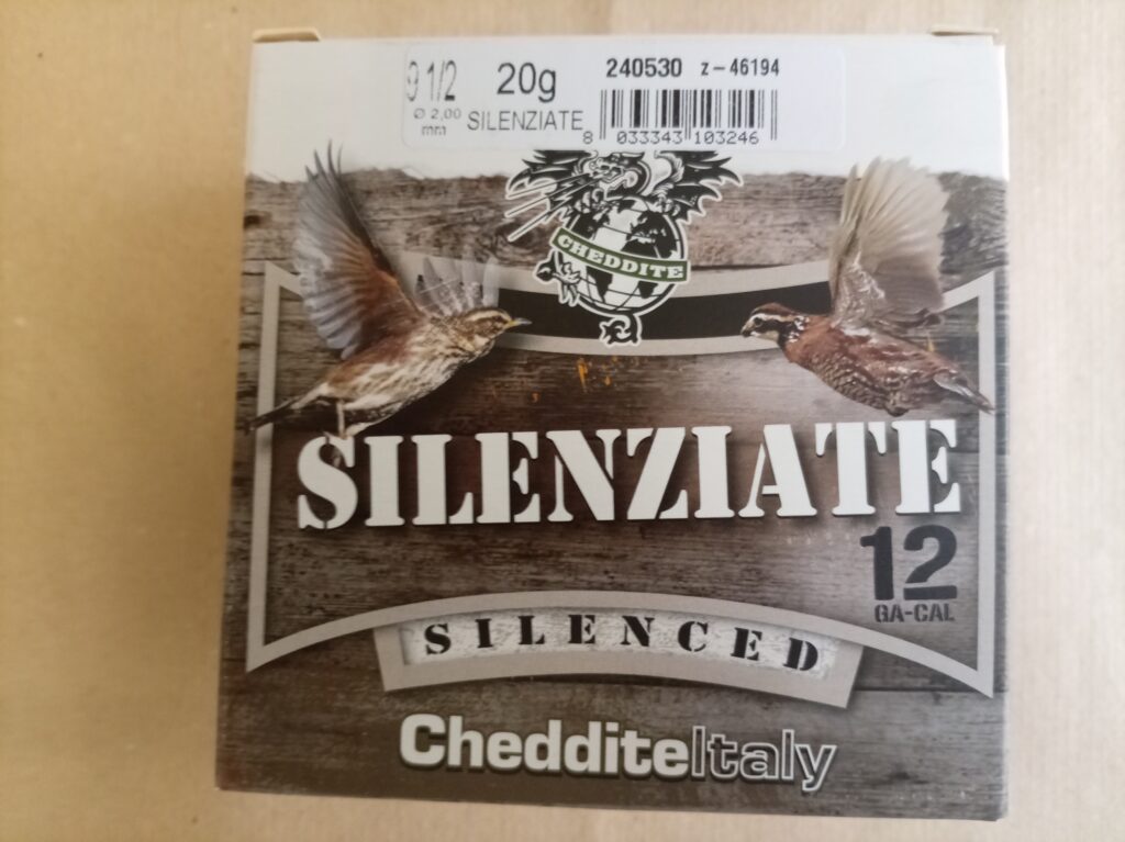 CHEDDITE MUNIZIONI DA CACCIA SILENZIATE CAL12