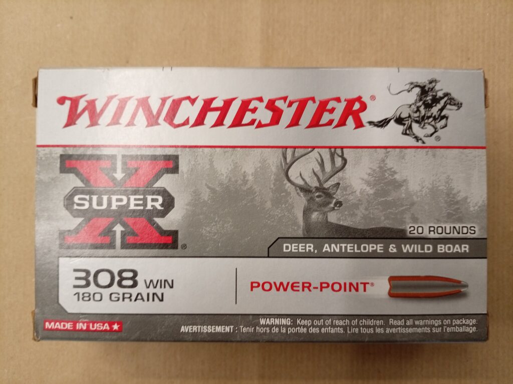WINCHESTER MUNIZIONI PER CARABINA CACCIA.