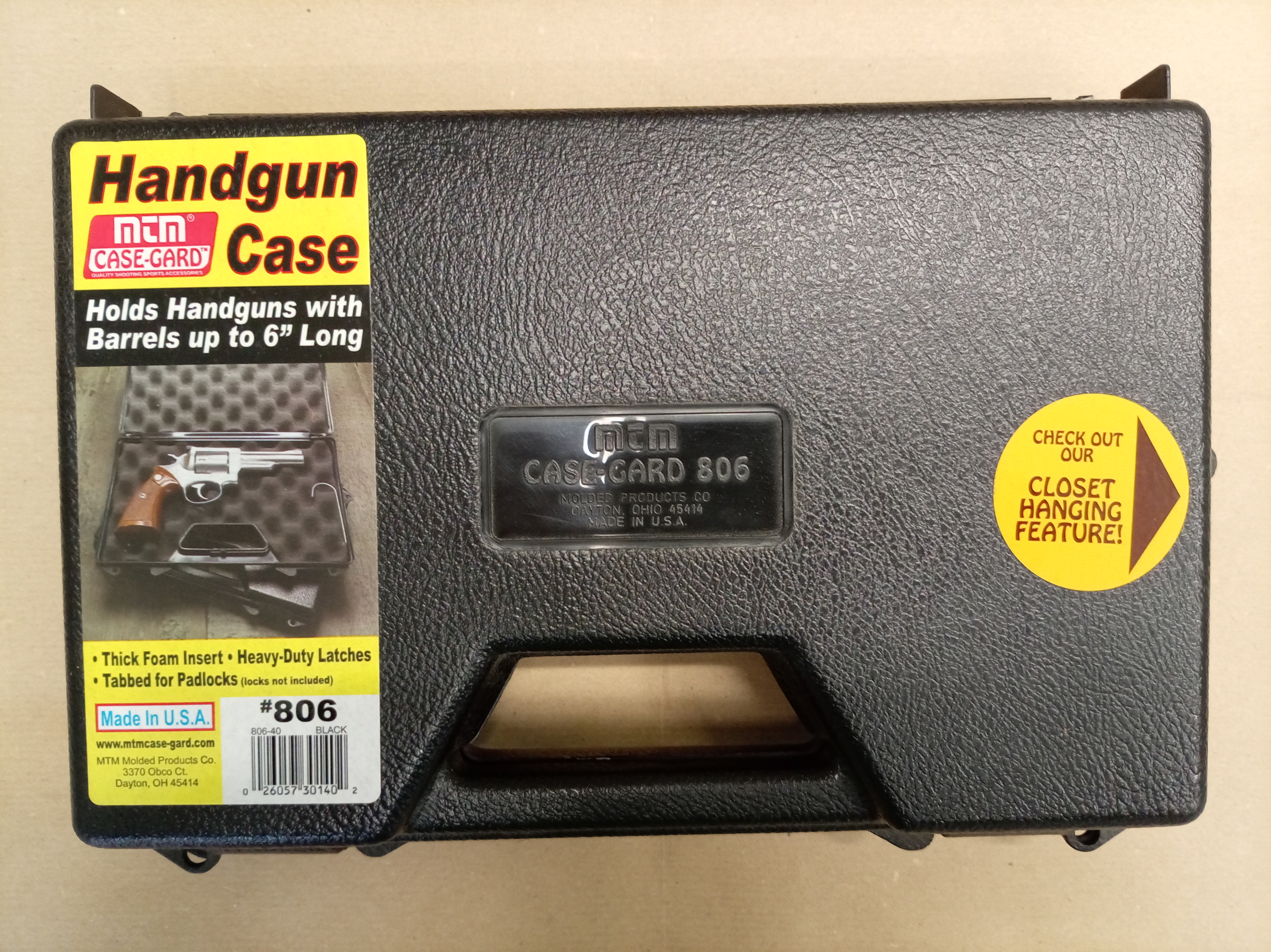 MTM CASE GUARD VALIGETTA PER PISTOLA